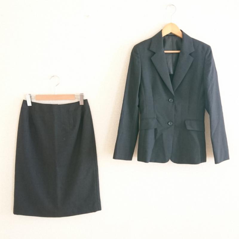 INED イネド ひざ丈スカート スーツ Suits Medium Skirt【USED】【古着】【中古】10003393