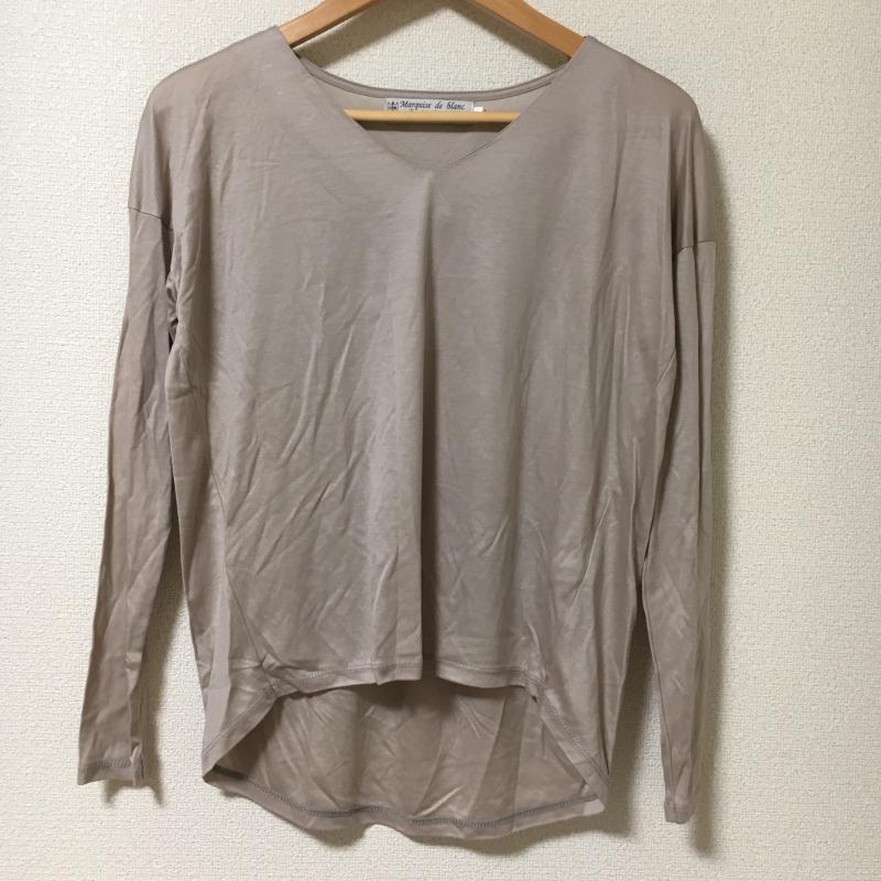 Marquise de blanc マルキスデブラン 長袖 カットソー Cut and Sewn 【USED】【古着】【中古】10005162