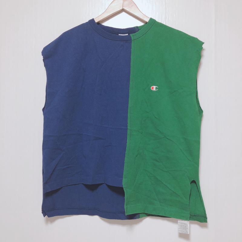 Champion チャンピオン 半袖 カットソー Cut and Sewn ノースリーブ【USED】【古着】【中古】10010115(4)