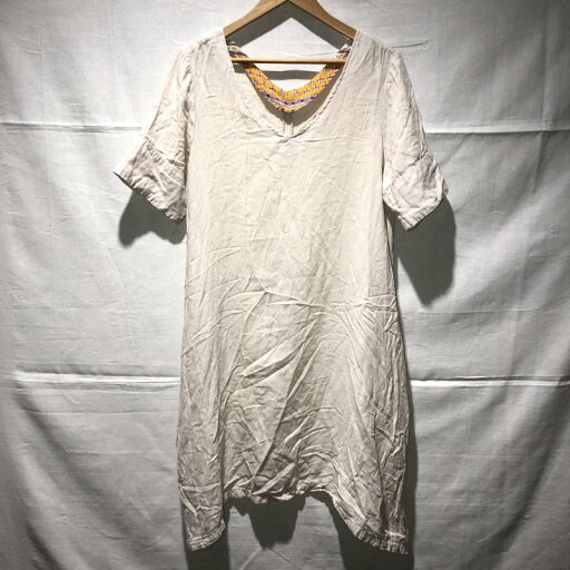 SHUCA シュカ 半袖 チュニック Short Dress, Long Shirt, Tunic 【USED】【古着】【中古】10010827 SHUCA シュカ 半袖 チュニック Short Dress, Long Shirt, Tunic 【USED】【古着】【中古】10010827