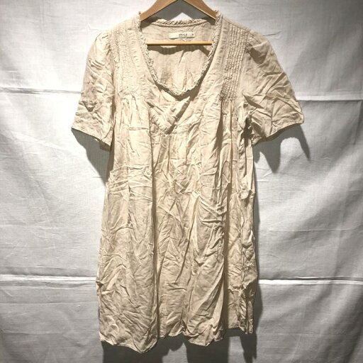 SHUCA シュカ 半袖 チュニック Short Dress, Long Shirt, Tunic 【USED】【古着】【中古】10010828 SHUCA シュカ 半袖 チュニック Short Dress, Long Shirt, Tunic 【USED】【古着】【中古】10010828