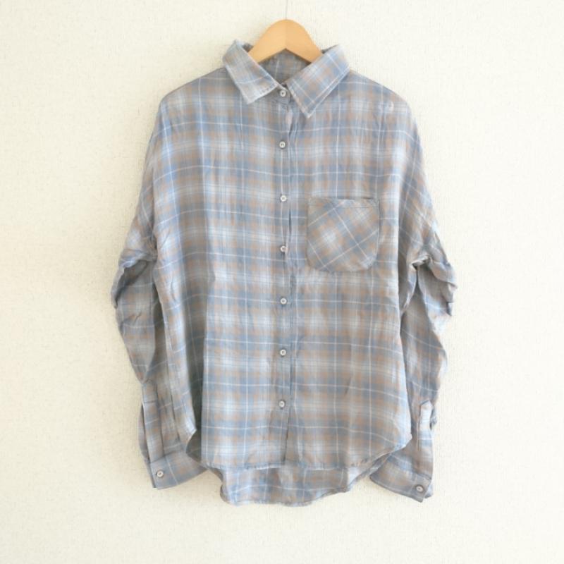 NSF エヌエスエフ 長袖 シャツ、ブラウス Shirt, Blouse 【USED】【古着】【中古】10011674
