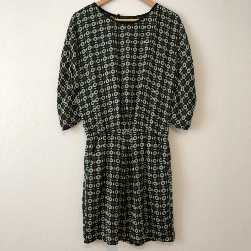 ZARA BASIC ザラベーシック ひざ丈スカート ワンピース One-Piece Medium Skirt ドルマンスリーブワンピース【USED】【古着】【中古】10012949