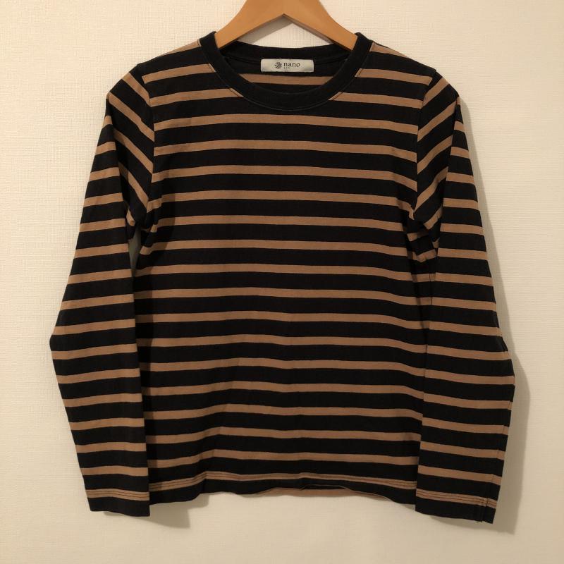 nano&co ナノアンドコー 長袖 カットソー Cut and Sewn 【USED】【古着】【中古】10013832