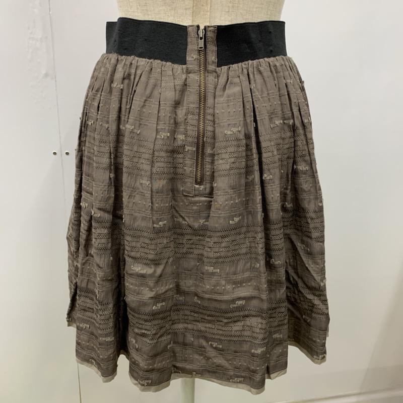 FLORENT フローレント ひざ丈スカート スカート Skirt Medium Skirt ギャザースカート ボーダー【USED】【古着】【中古】10021686