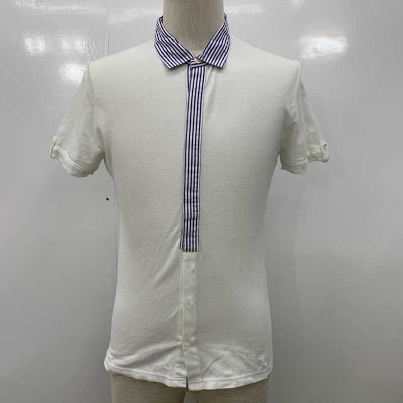 SHIPS シップス 半袖 シャツ、ブラウス Shirt, Blouse 無地 ストライプ【USED】【古着】【中古】10021858(4)