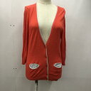 E hyphen world gallery イーハイフンワールドギャラリー 七分袖 カーディガン Cardigan 無地【USED】【古着】【中古】10022...