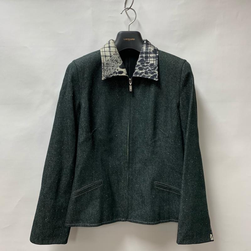 レオナール ジャケット 紺 ブルー 総柄 レディース 楽天市場】レオナール（カラーブルー）（コート・ジャケット