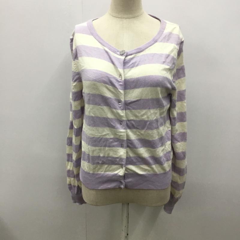 MERCURYDUO マーキュリーデュオ 長袖 カーディガン Cardigan ボーダー【USED】【古着】【中古】10032177