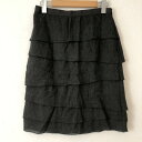 ICB アイシービー ひざ丈スカート スカート Skirt Medium Skirt フリル タイトスカート【USED】【古着】【中古】10033318