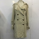 BLACK BY MOUSSY ブラックバイマウジー トレンチコート コート Coat 無地 ベルト付き【USED】【古着】【中古】10034768(4)