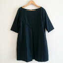 nano universe Braderie &amp; Co ナノユニバース ブロードゥリー&amp;コー ひざ丈スカート ワンピース One-Piece Medium Skirt【USED】【古着】【中古】10035639