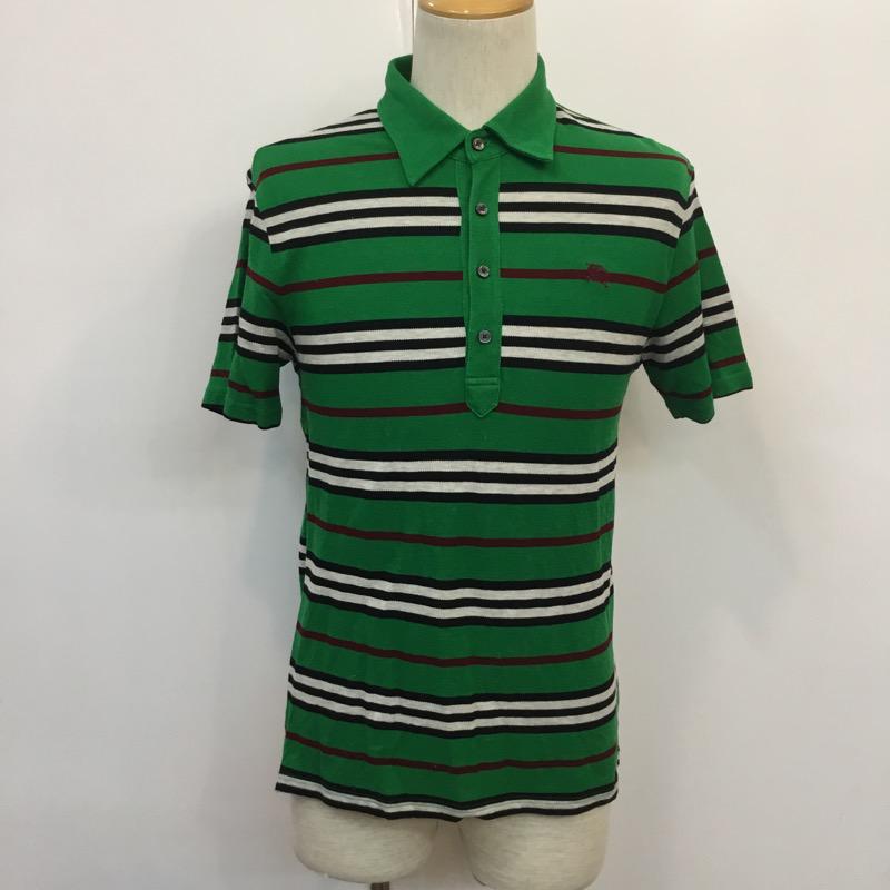 BURBERRY BLACK LABEL СХ꡼֥å졼٥ Ⱦµ ݥ Polo Shirt ܡUSEDۡڸۡš10035857