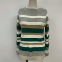 Discoat ディスコート 長袖 カットソー Cut and Sewn ボーダー【USED】【古着】【中古】10041041