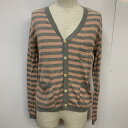 not BIRD ノットバード 長袖 カーディガン Cardigan ボーダー【USED】【古着】【中古】10041708
