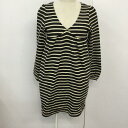 rich リッチ 長袖 チュニック Short Dress, Long Shirt, Tunic ボーダー【USED】【古着】【中古】10045217