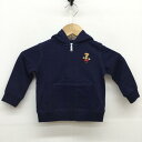 RALPHLAUREN ラルフローレン 長袖 パーカー Hooded Sweatshirt, Hoodie 【キッズ】ポロベアー刺繍フーディー【USED】【古着】【中古】10047606