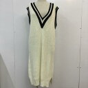 URBAN RESEARCH アーバンリサーチ ミニスカート ワンピース One-Piece Mini Skirt, Short Skirt ニットベスト ワンピース【USED】【古着】【中古】10054375(4)