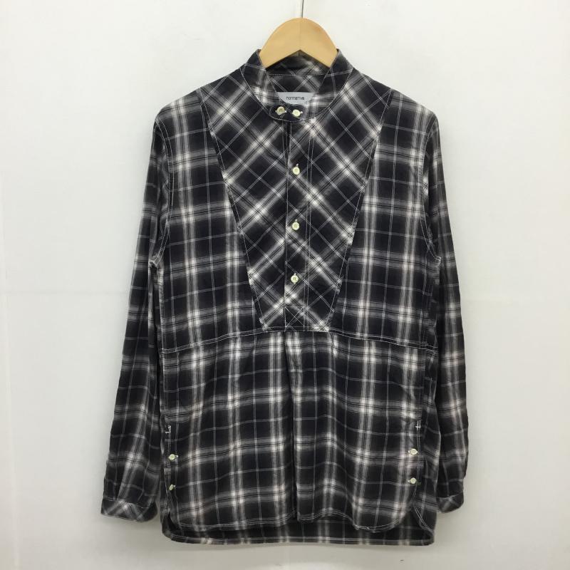 nonnative WORKER SHIRT 2 チェック 半袖 シャツ グレー Standard Button Down Shirt Soft Subtly Brushed Mini Check(2