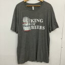 USED Ò  TVc T Shirt N[lbN KING OF BEERS r[ SyUSEDzyÒzyÁz10063275