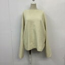 MOUSSY マウジー 長袖 トレーナー Sweat, Sweatshirt 010CAS70-5280 バックジップ【USED】【古着】【中古】10064555