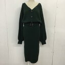 MOUSSY }EW[ OXJ[g s[X One-Piece Long Skirt 010CSF70-0690 2WAY BLOUSING KNIT DRESS O㒅yUSEDzyÒzyÁz10064965