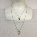 CROSSFORNEWYORK クロスフォーニューヨーク ネックレス、ペンダント アクセサリー Accessory Necklace, Pendant White Lovers-5 NPN226 SV925 ペアネックレス【USED】【古着】【中古】10066111