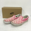 VANS バンズ スリッポン スリッポン Slip-on Shoes, Slip-ons V98CLA SLIP ON CHECK スニーカー 23.5cm 箱有【USED】【古着】【中古】10067090