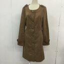 INDIVI インディヴィ ジャケット、ブレザー ジャケット、上着 Jacket 127-99033 ノーカラー ロング丈【USED】【古着】【中古】10067394(4)