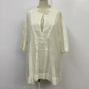 JEANASIS ジーナシス 半袖 シャツ、ブラウス Shirt, Blouse JS063432CF リネンカフタンプルオーバーシャツ【USED】【古着】【中...