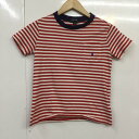 POLO RALPH LAUREN ポロラルフローレン 半袖 Tシャツ T Shirt ボーダー キッズ 120【USED】【古着】【中古】10070119