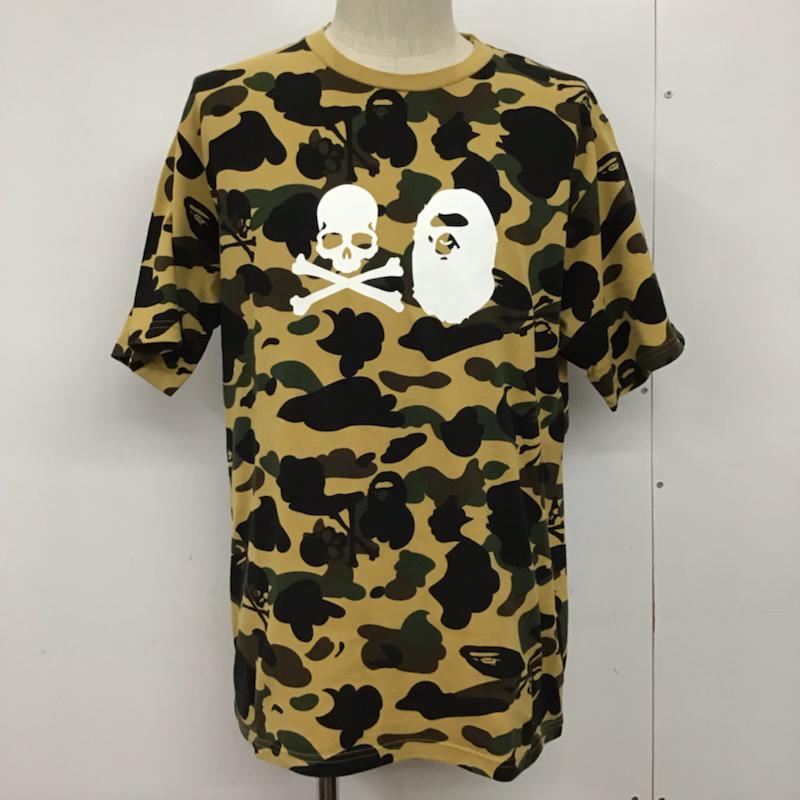 A BATHING APE アベイシングエイプ 半袖 Tシャツ T Shirt 001CSG231915X mastermind VS A BATHING APE ドクロ カモ柄【USED】【古着】【中古】10072028