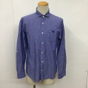 BURBERRY BLACK LABEL バーバリーブラックレーベル 長袖 シャツ、ブラウス Shirt, Blouse D1M16-115-24 コットンリネン 袖ロールアップ【USED】【古着】【中古】10072129