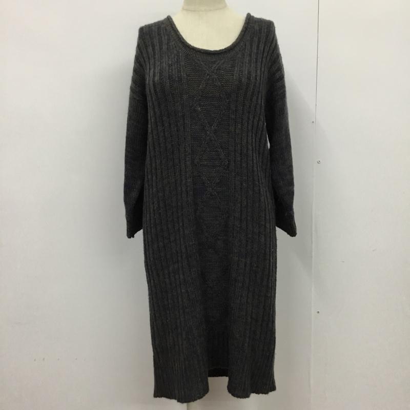 Simplicite シンプリシテェ ひざ丈スカート ワンピース One-Piece Medium Skirt 11-080-700-4091-4-0 ニット【USED】【古着】【中古】10072159