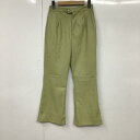 SLY スライ ボトムス ボトムス 030DAM31-2760 フレア SKIN LEATHER トラウザーズ【USED】【古着】【中古】10074333