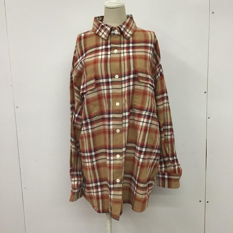 LOWRYS FARM ローリーズファーム 長袖 シャツ、ブラウス Shirt, Blouse LFM60004AD オーバーサイズ【USED】【古着】【中古】10076812
