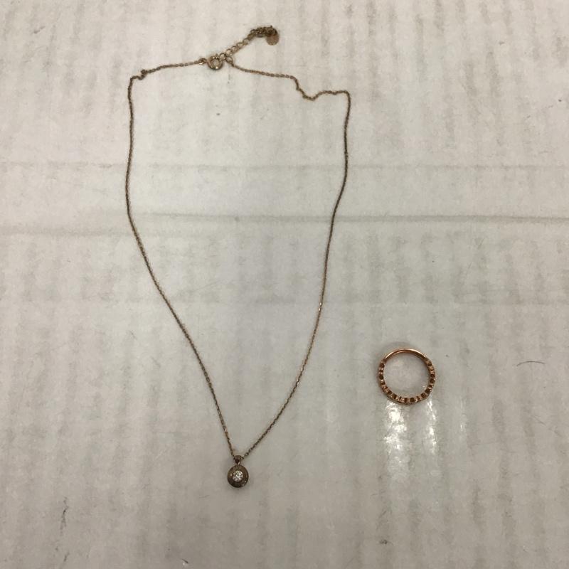4℃ ヨンドシー ファッション小物 ファッション小物 ネックレス 指輪 ハート 箱有【USED】【古着】【中古】10077176