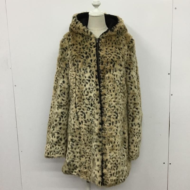 ZARA TRF ザラティーアールエフ コート一般 コート Coat 5046 201 707 フェイクファーコート ジップアップ【USED】【古着】【中古】10078054