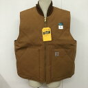 Carhartt カーハート ベスト ベスト Vest OV0001 Duck Insulates Rib Collar Vest タグ付き【USED】【古着】【中古】10080128