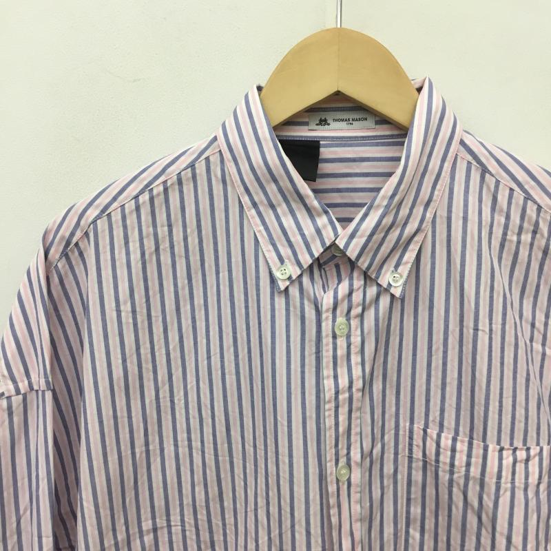 N.HOOLYWOOD エヌハリウッド 長袖 シャツ、ブラウス Shirt, Blouse Thomas Mason ドレスシャツ ビッグシルエット【USED】【古着】【中古】10082930