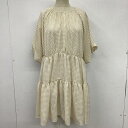 NICE CLAUP ナイスクラップ 半袖 チュニック Short Dress, Long Shirt, Tunic 【USED】【古着】【中古】10085017