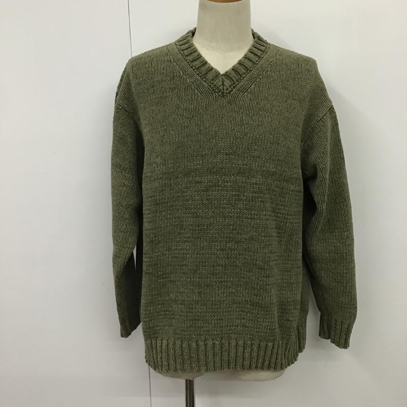 TENDERLOIN テンダーロイン 長袖 ニット セーター Knit, Sweater コットンニット Vネック【USED】【古着】【中古】10087585