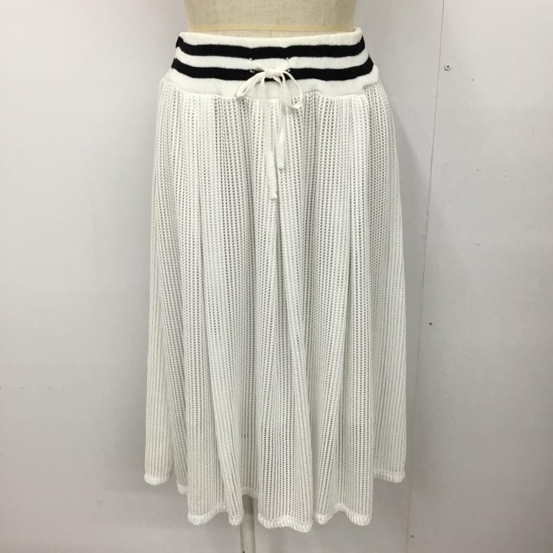 soeur7 スール ひざ丈スカート スカート Skirt Medium Skirt フレアスカー シースルースカート10092273