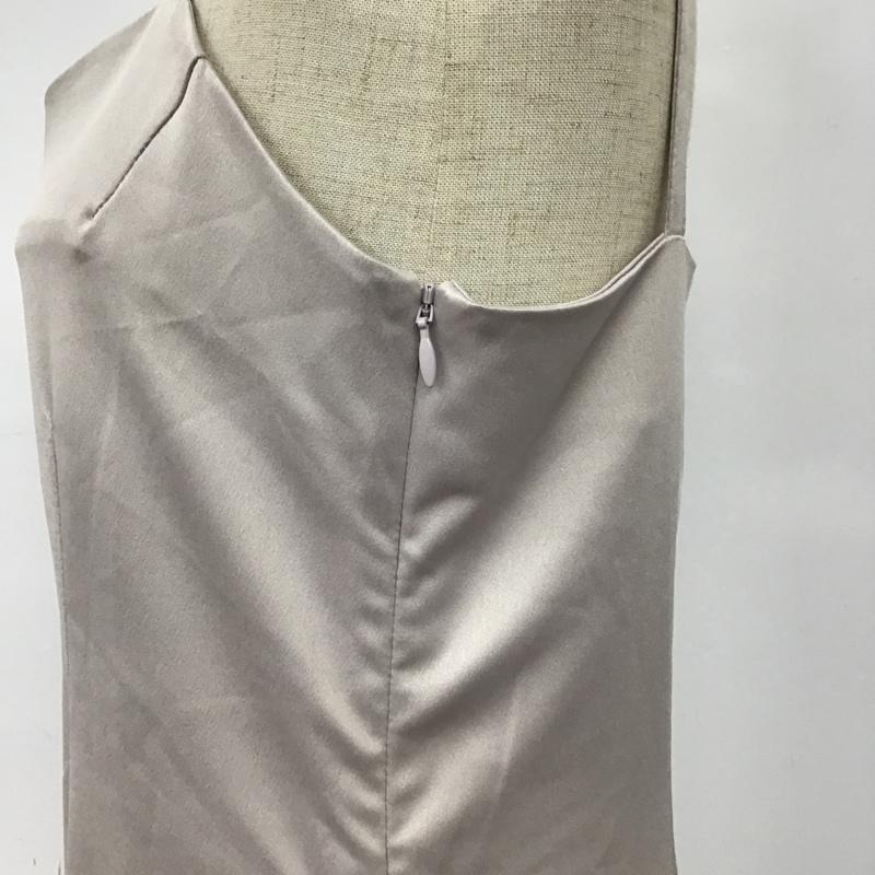 MAJESTIC LEGON マジェスティックレゴン ロングスカート ワンピース One-Piece Long Skirt ロングキャミワンピース サテン調 裾スリット ノースリーブワンピース【USED】【古着】【中古】10093962