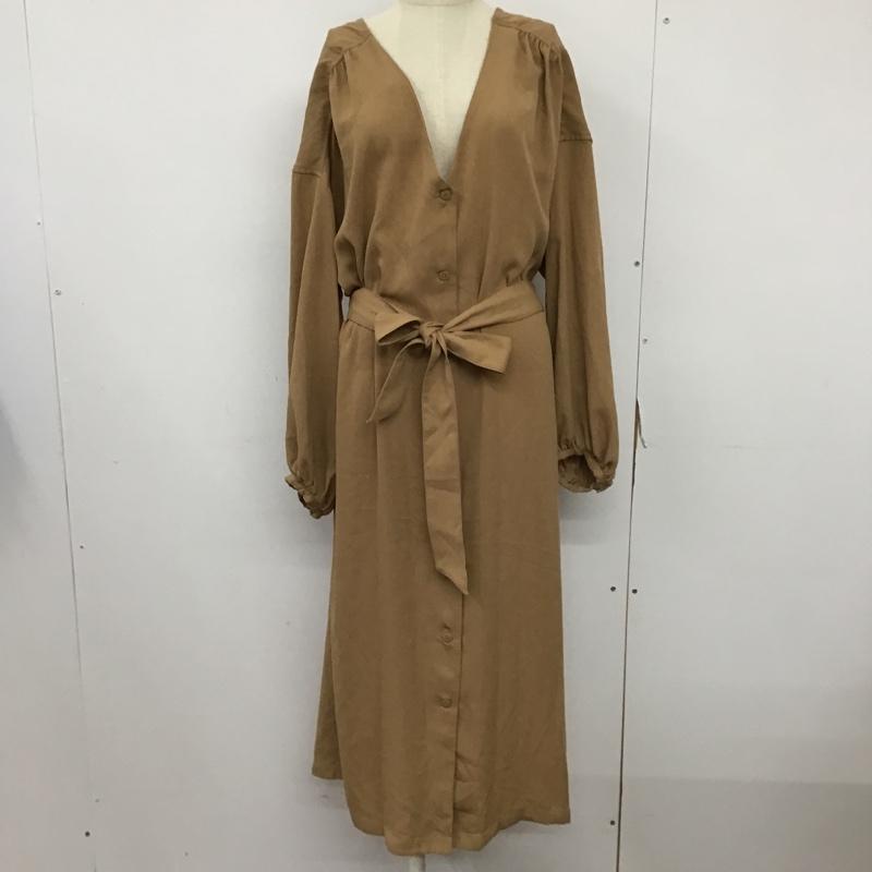 GLOBAL WORK グローバルワーク ロングスカート ワンピース One-Piece Long Skirt GW717503TS ノーカラー シャツワンピース【USED】【古着】【中古】10093998