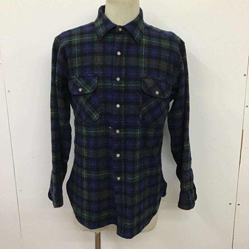 PENDLETON ペンドルトン 長袖 シャツ、ブラウス Shirt, Blouse 長袖シャツ チェックシャツ 古着 カラーシャツ ポケットTシャツ【USED】【古着】【中古】10096867