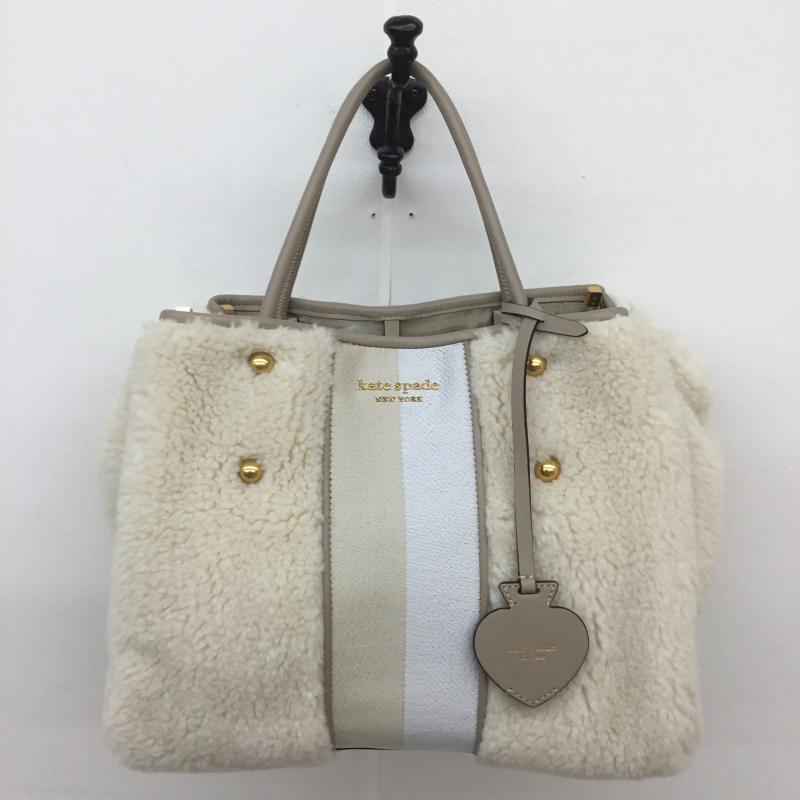 kate spade new york ケイト・スペード ニューヨーク トートバッグ トートバッグ Tote Bag エブリシング レーシング ストライプ フォウ シアリング ミディアムトート K9937【USED】【古着】【中古】10096990のサムネイル