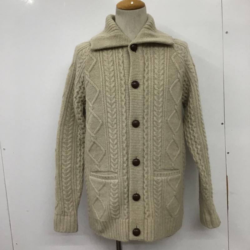 liberator-ops リベレーターオプス 長袖 カーディガン Cardigan ニットカーディガン ビックカラーカーディガン アウター ケーブルニット【USED】【古着】【中古】10098214