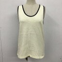 MOUSSY マウジー トップス トップス 010AAS80-6120 PIPING TANK TOP ノースリーブ タンクトップ【USED】【古着】【中古】10098280