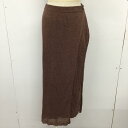 SLY スライ ロングスカート スカート Skirt Long Skirt 030DSA71-2330 NOVAWRAPスカート ニットスカート ロングスカート スリムスカート【USED】【古着】【中古】10098347